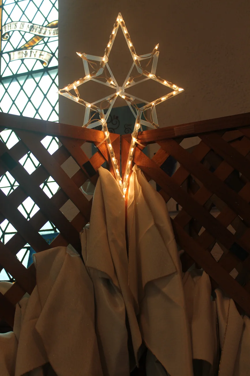 Glowing star decoration in 2018